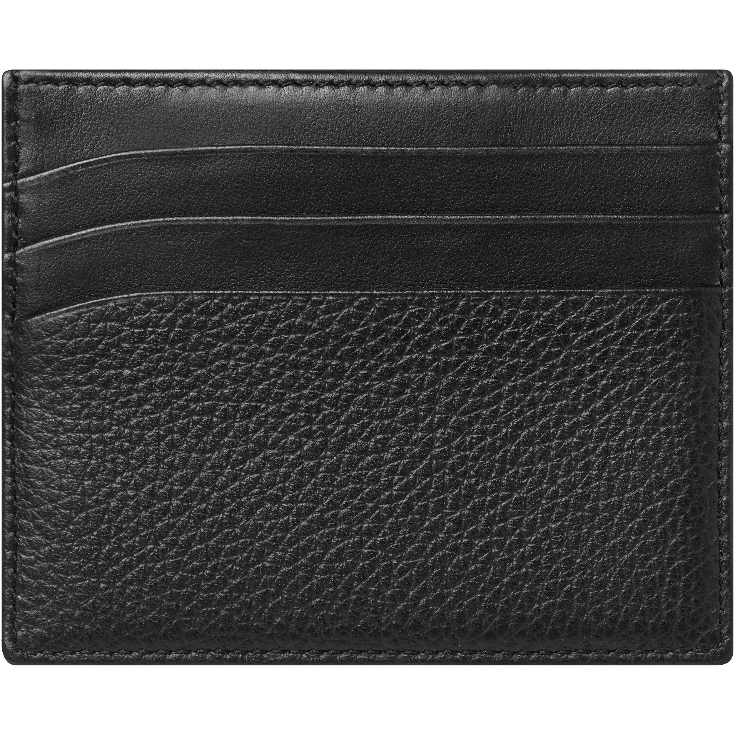 Montblanc custodia a 6 scomparti Meisterstück Soft Grain nero 126258