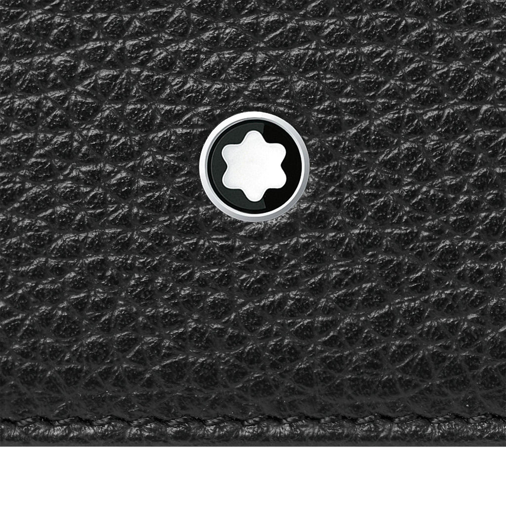 Montblanc custodia a 6 scomparti Meisterstück Soft Grain nero 126258