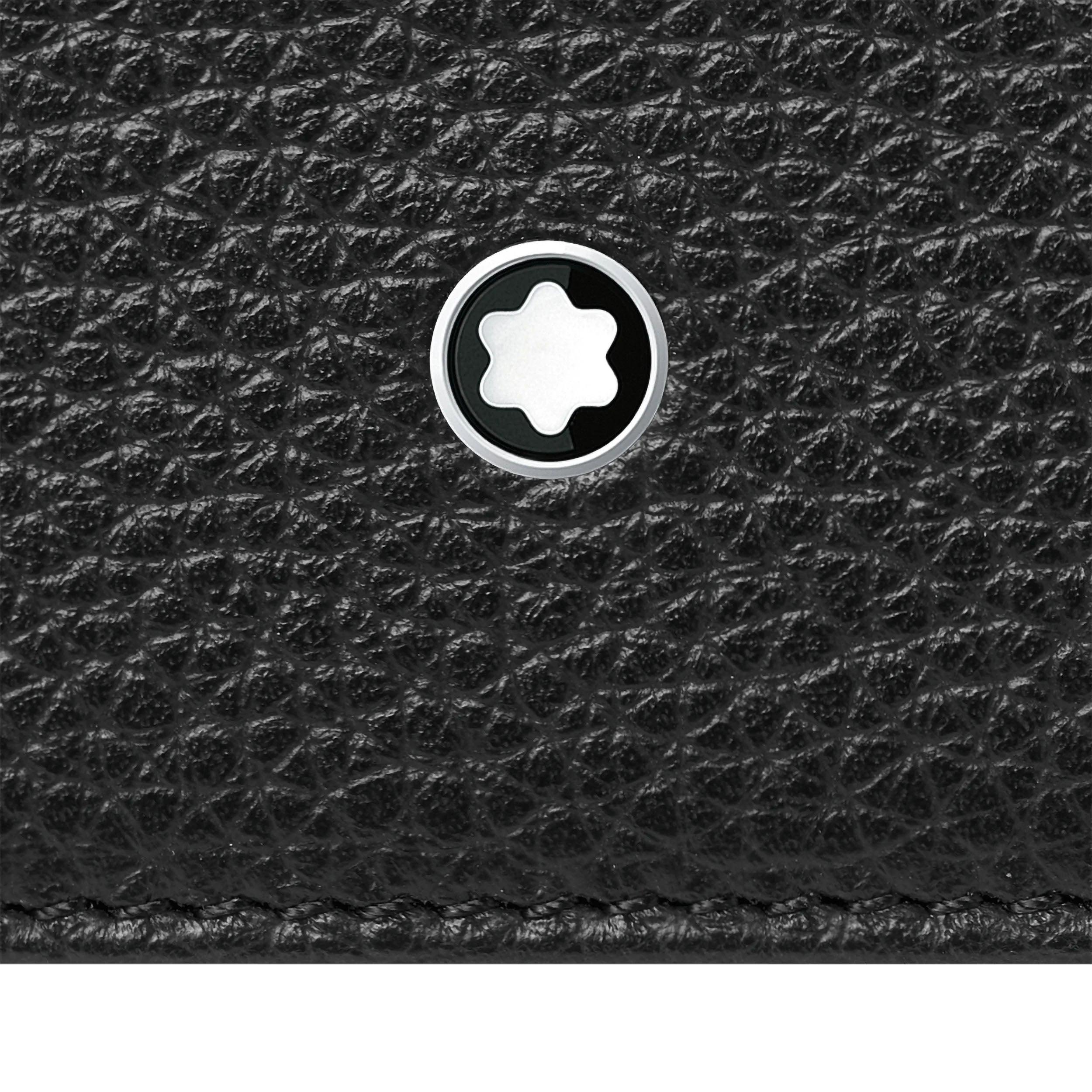 Montblanc custodia a 6 scomparti Meisterstück Soft Grain nero 126258