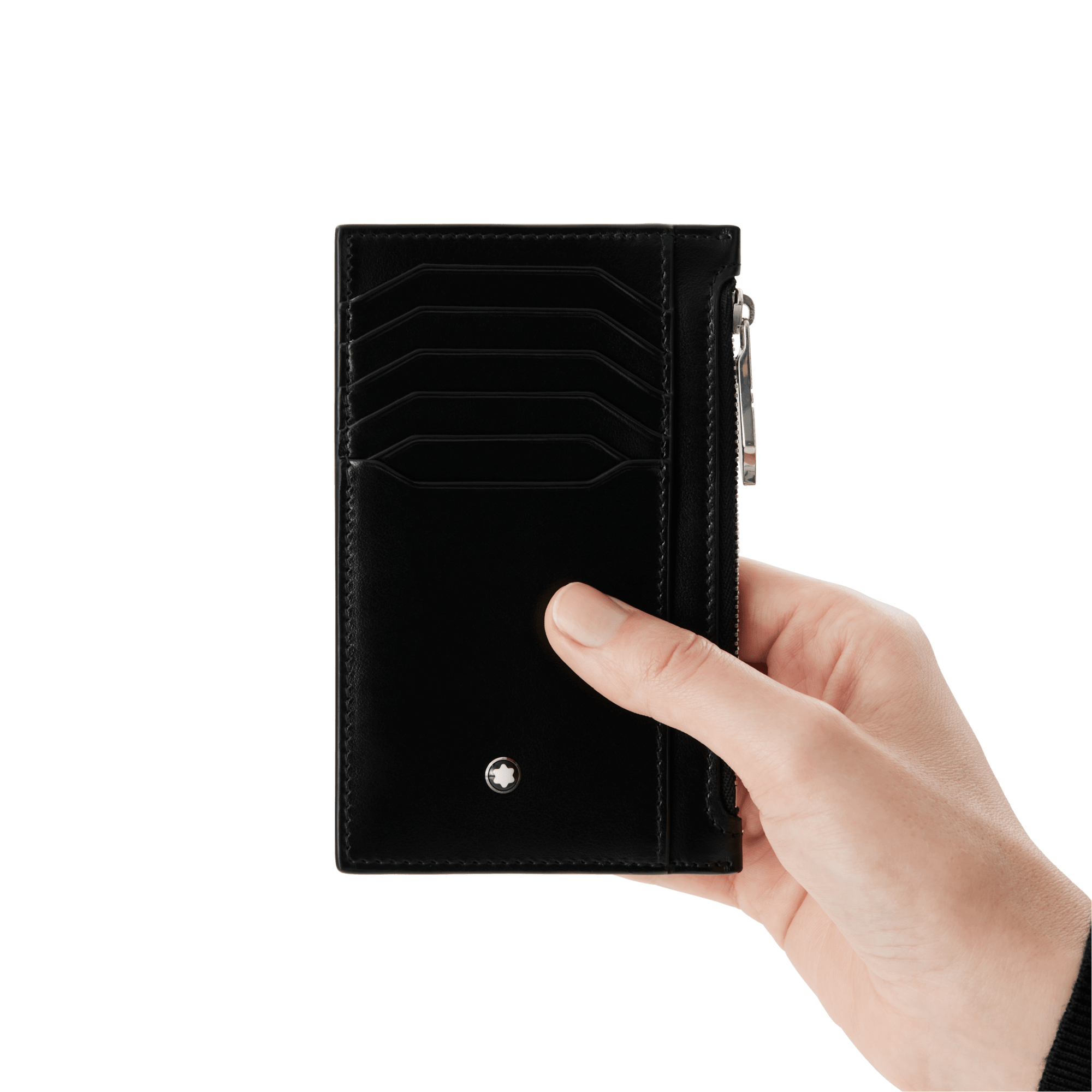 Montblanc custodia Meisterstück 8 scomparti con tasca con cerniera nero 129686