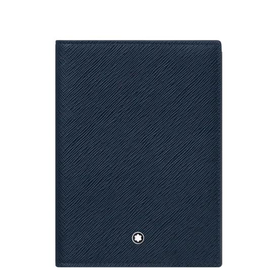 Montblanc custodia passaporto Sartorial Blu inchiostro 131733