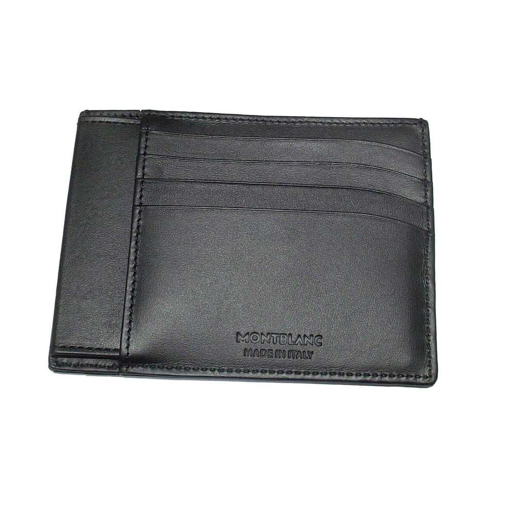 Montblanc custodia tascabile 4 scomparti con portadocumento Montblanc Soft Grain 129352