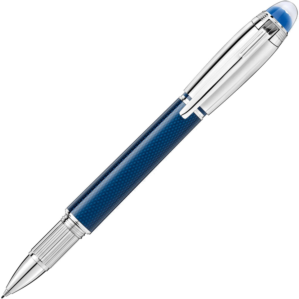 Montblanc fineliner StarWalker Blue Planet Metal Doué acciaio resina blu 125285