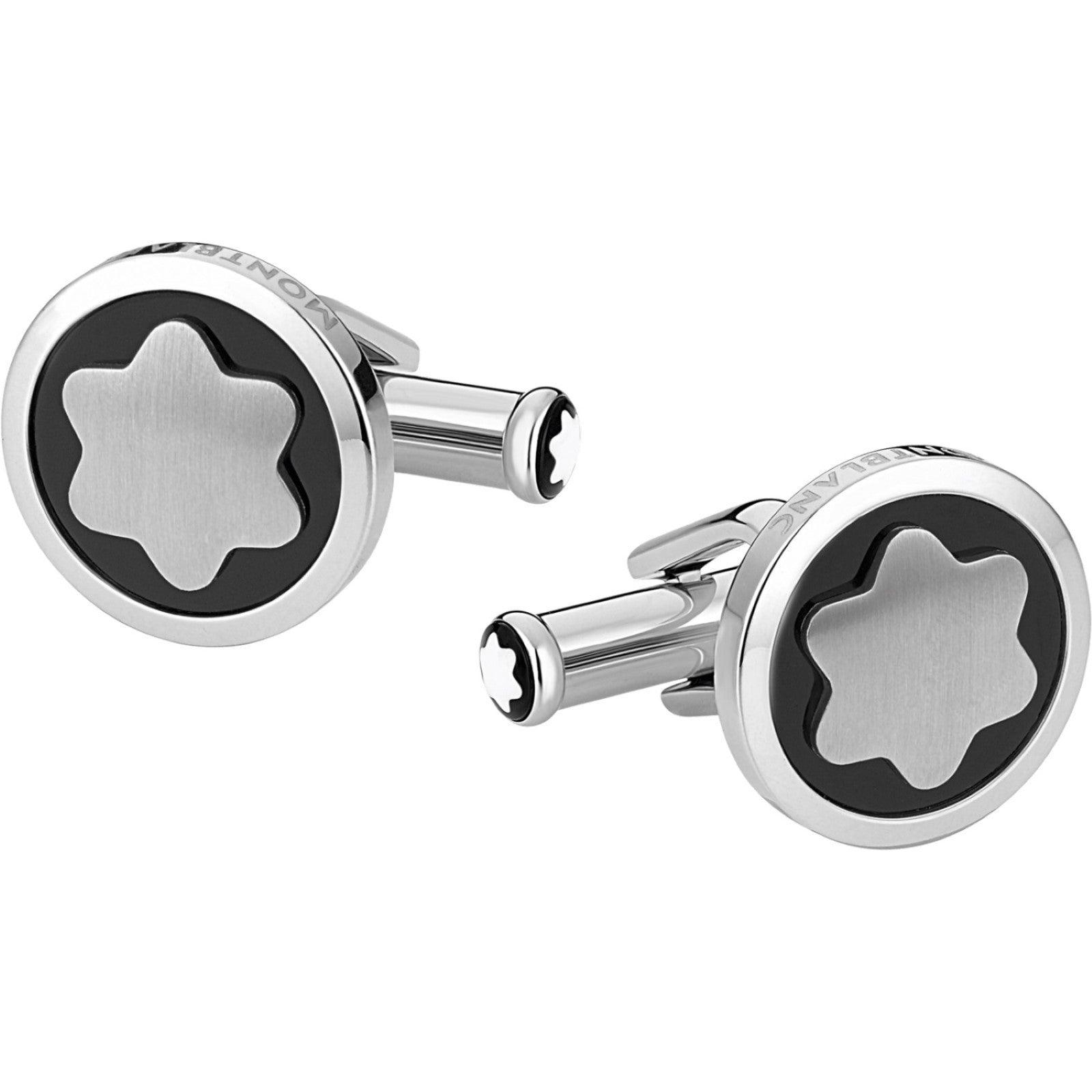Montblanc gemelli Star acciaio 116661