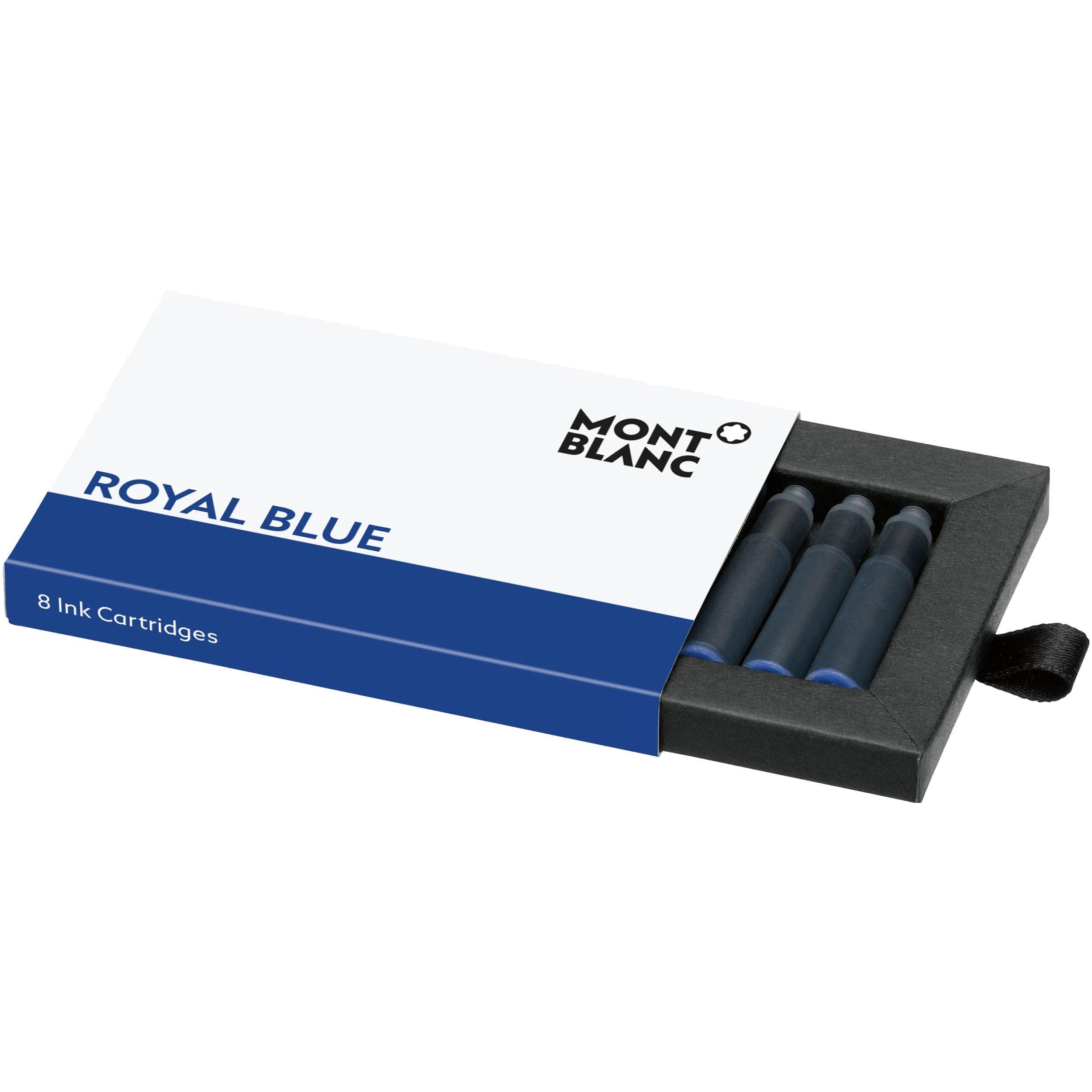 Montblanc inchiostro in cartucce Royal Blue blu royal confezione 8 pezzi 128198