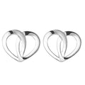Montblanc orecchini a lobo emblem coeur de petales etales entrelaces 113074