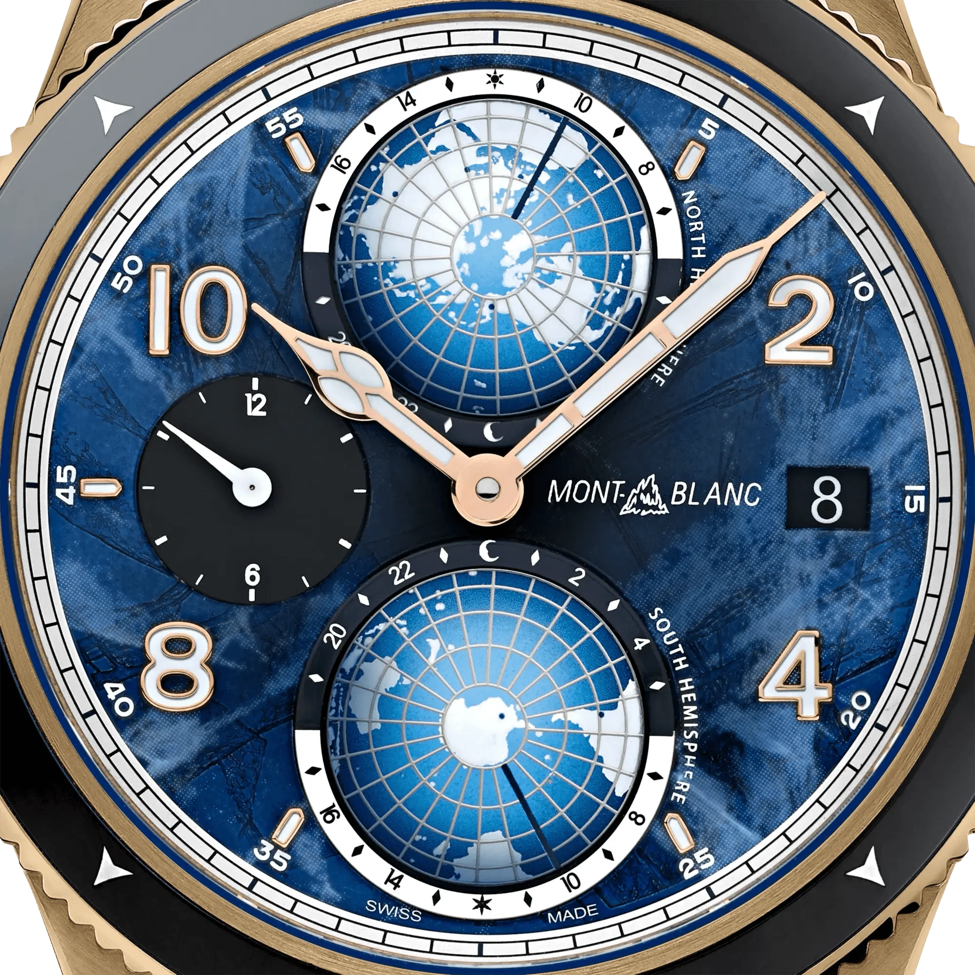 Montblanc orologio 1858 Geosphere 0 Oxygen Limited Edition 1786 pezzi 129415