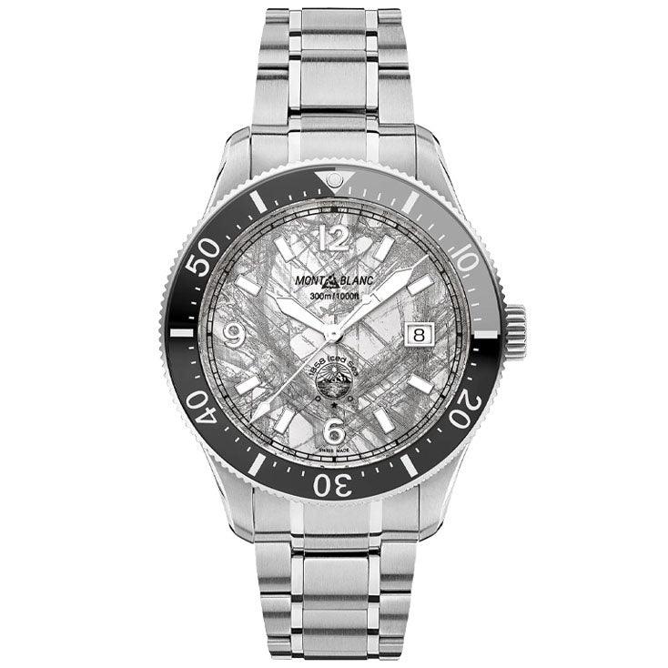 Montblanc orologio  1858 Iced Sea Automatic Date 41mm grigio automatico acciaio 130793
