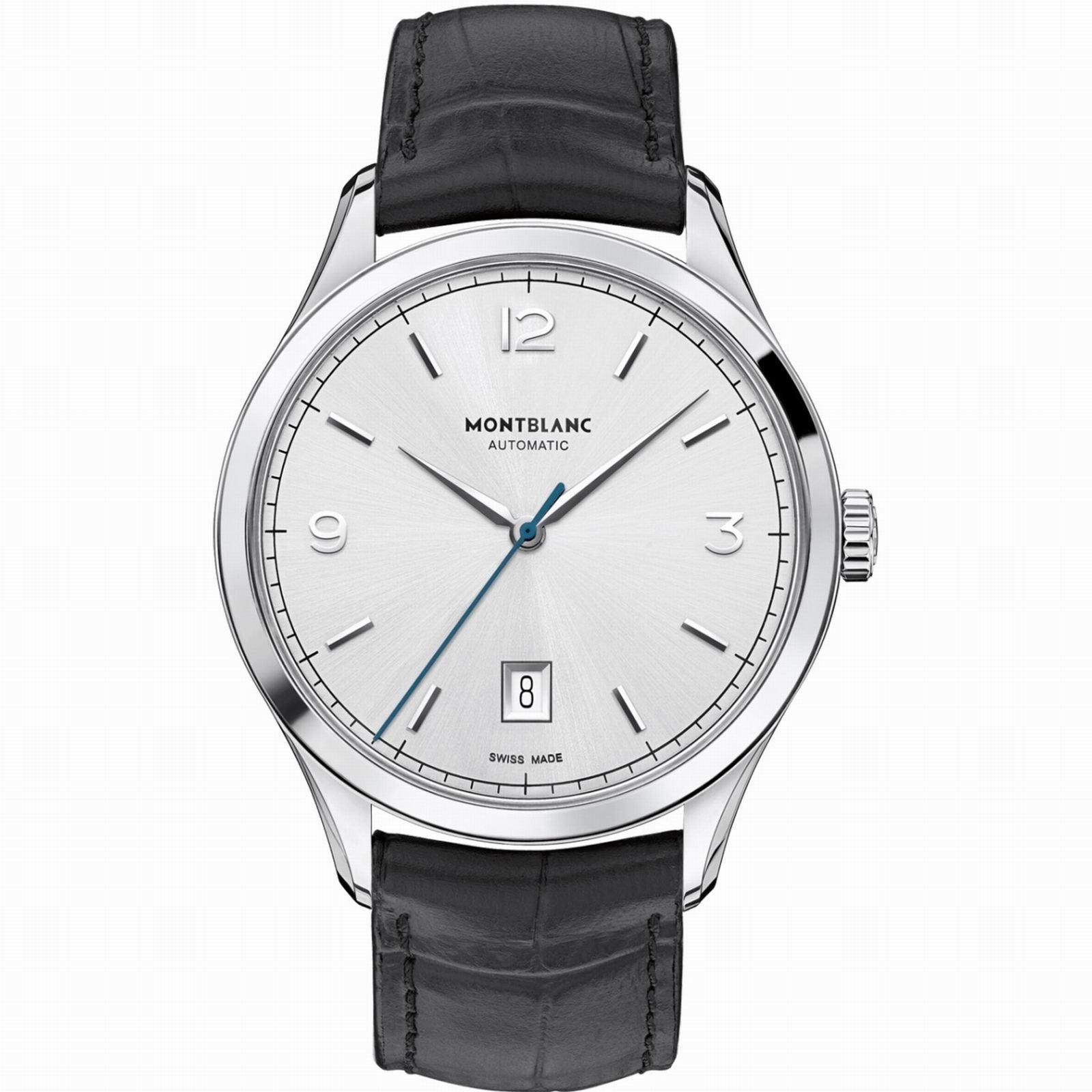 Montblanc orologio Heritage Chronometrie 40mm argento automatico acciaio 112533