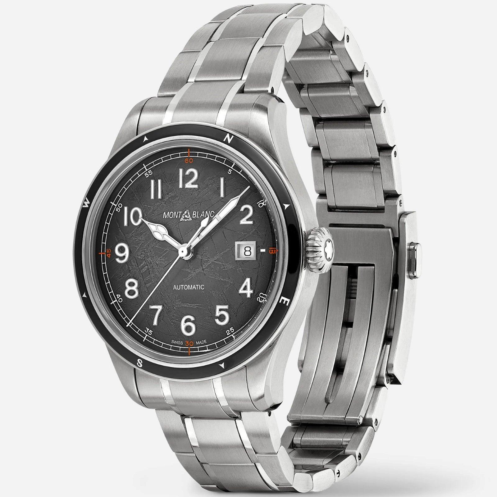 Montblanc orologio Montblanc 1858 Automatic Date 0 Oxygen The 8000  41mm grigio automatico acciaio 130984