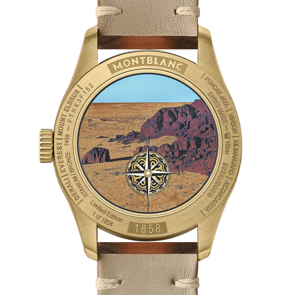 Montblanc orologio uomo Montblanc 1858 Geosphere Edizione Limitata 1858 esemplari 128504