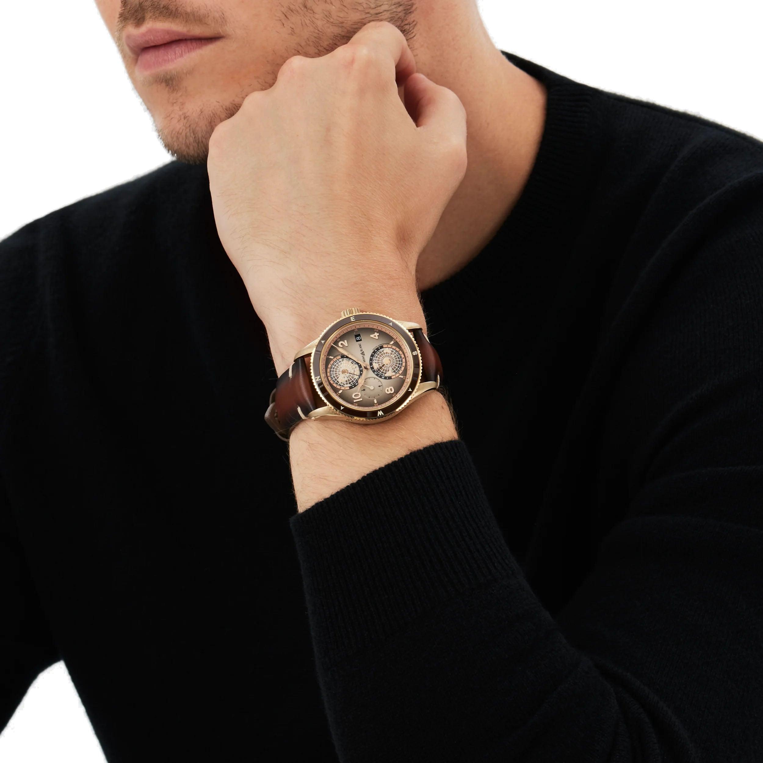 Montblanc orologio uomo Montblanc 1858 Geosphere Edizione Limitata 1858 esemplari 128504