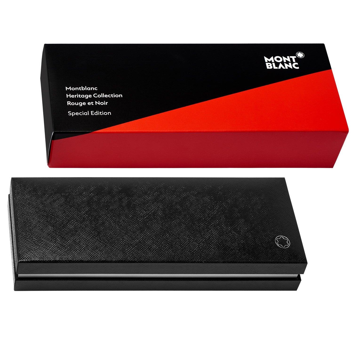 Montblanc penna a sfera Heritage Collection Rouge et Noir Edizione Speciale nero 114724
