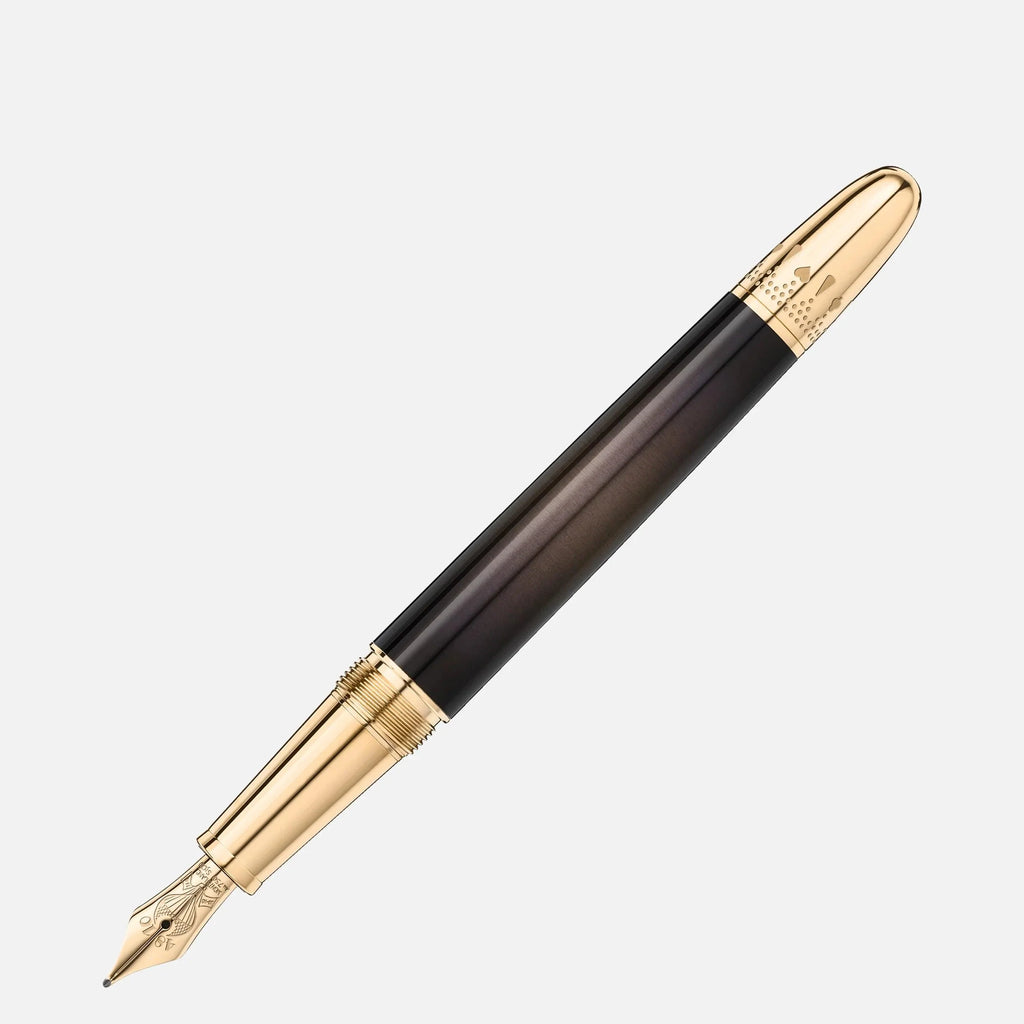 Montblanc penna stilografica Doué Classique Meisterstück Around the World in 80 Days punta M 128471