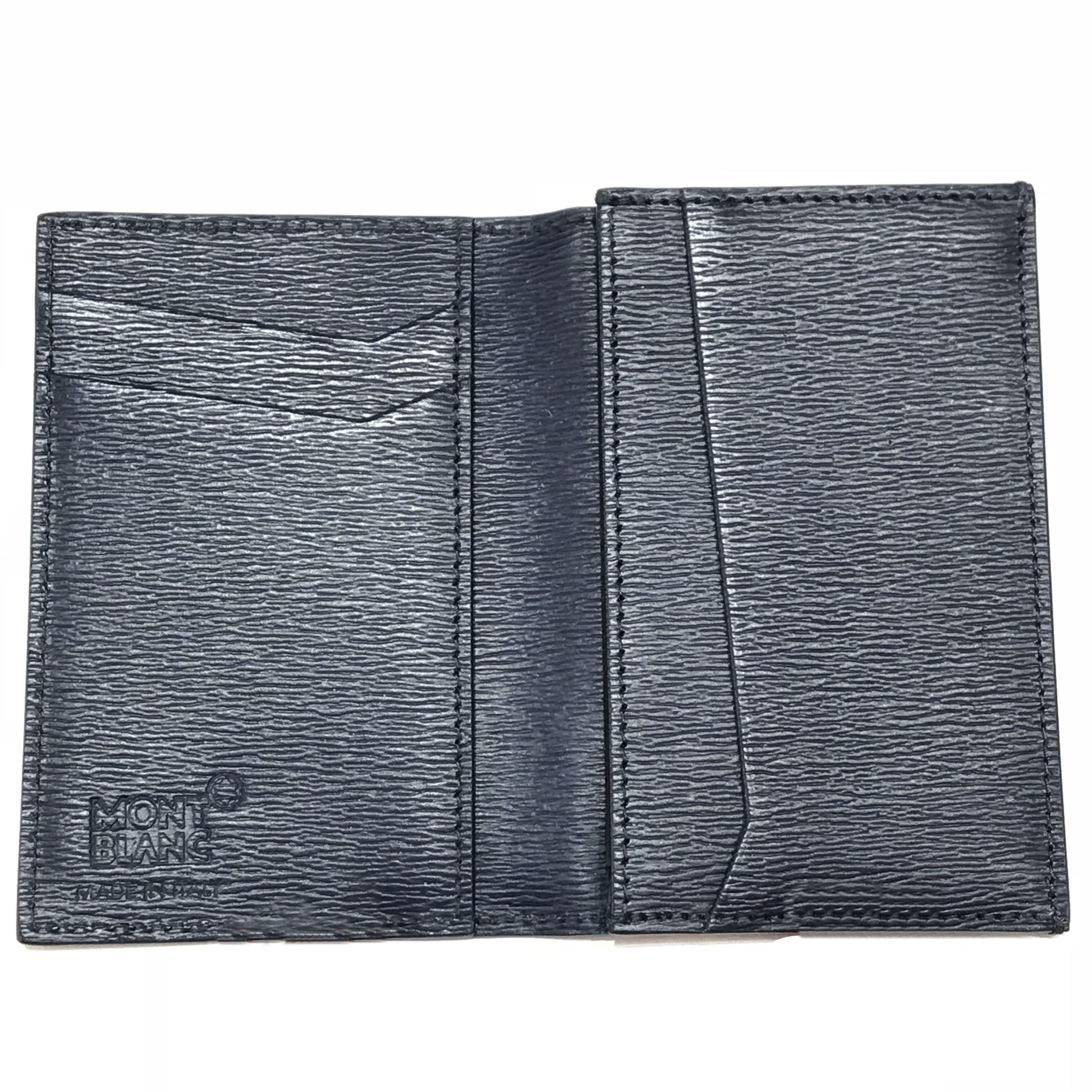 Montblanc porta biglietti da visita 4810 Westside Blu 118662