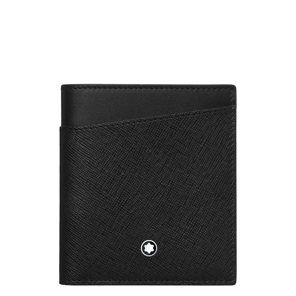 Montblanc porta biglietti da visita con scomparto per banconote Montblanc Sartorial nero 128583