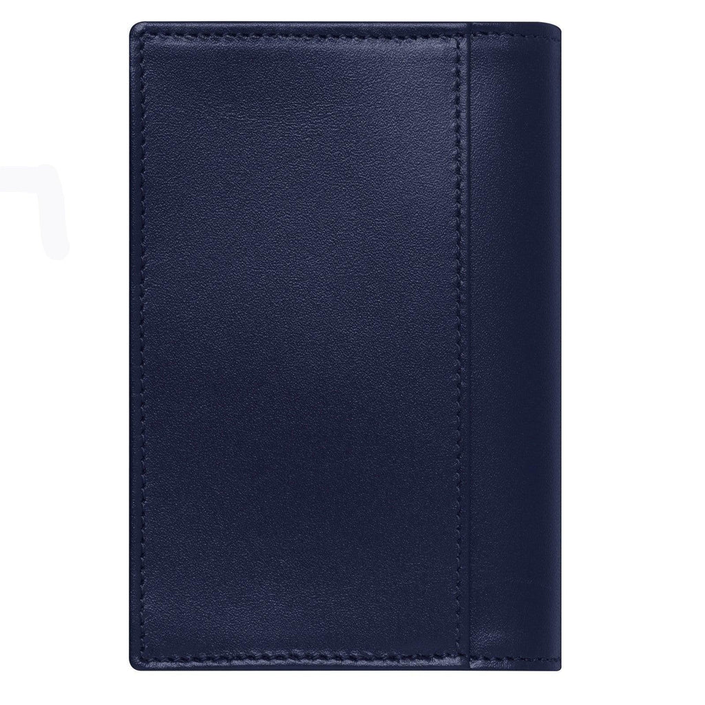 Montblanc porta biglietti da visita con soffietto Meisterstück blu 126211
