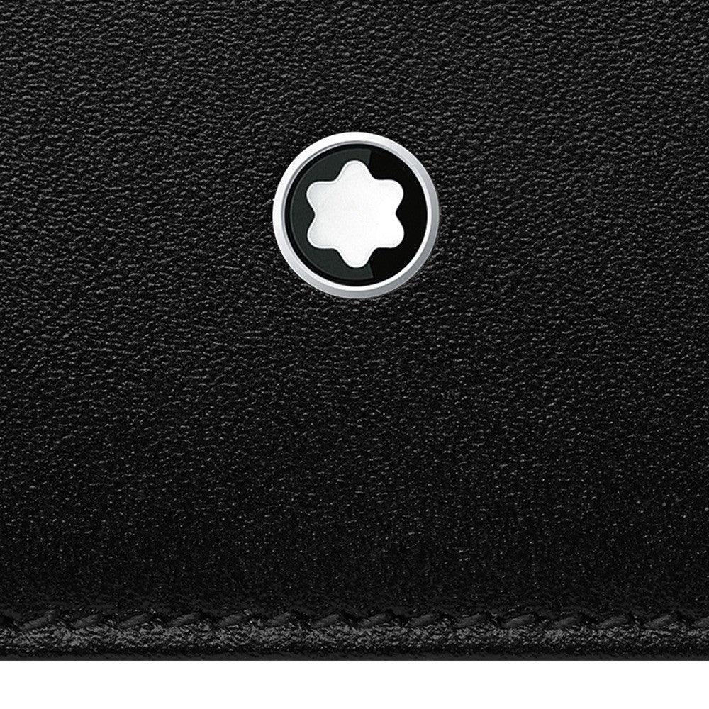 Montblanc porta biglietti da visita Meisterstuck nero azzurro 118305