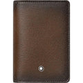Montblanc porta biglietti da visita Meisterstuck Sfumato marrone 118361