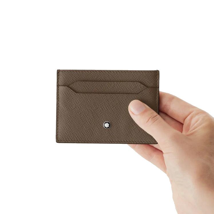 Montblanc porta carte 5 scomparti Sartorial marrone 198243