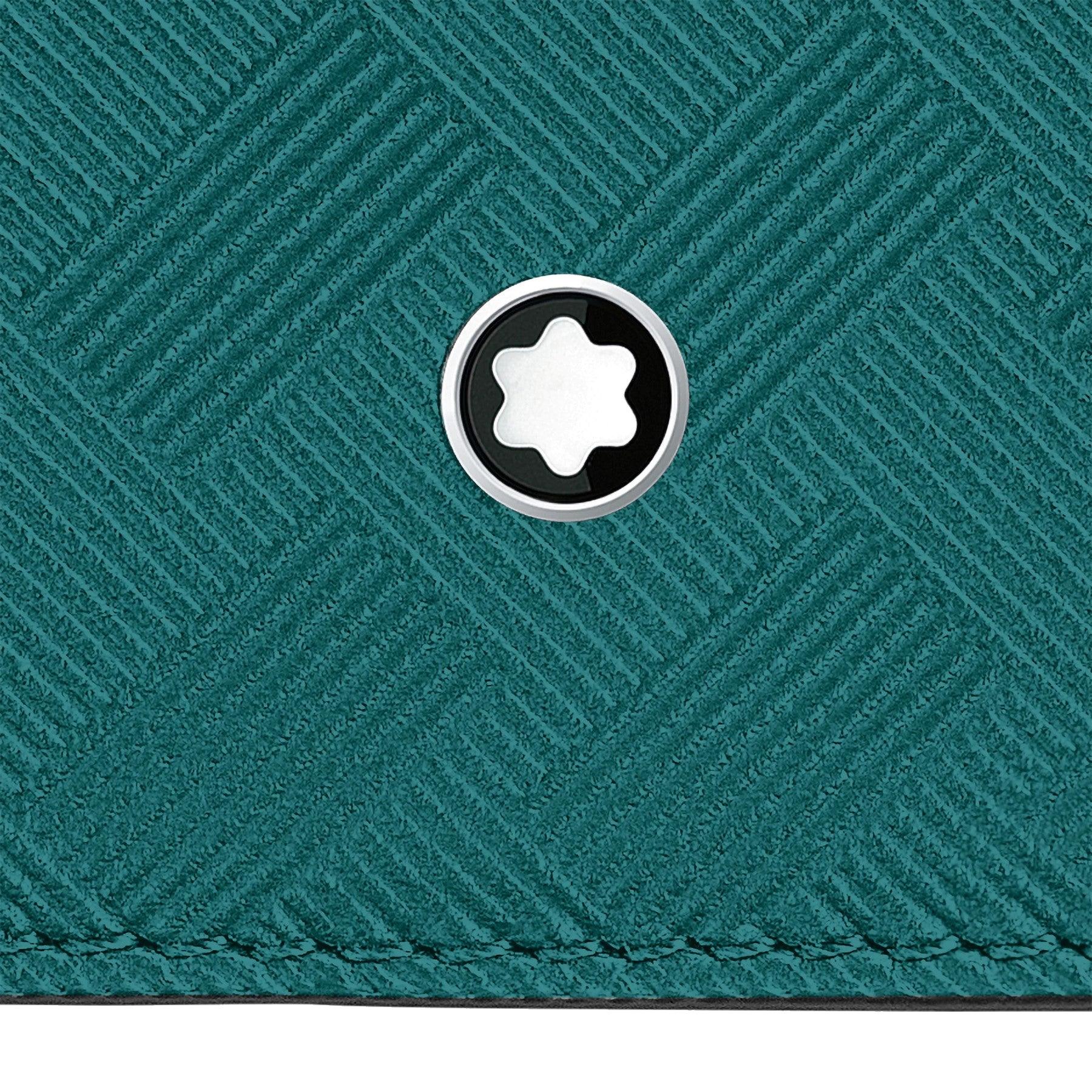 Montblanc porta carte 6 scomparti Extreme 3.0 Fern Blue 131772