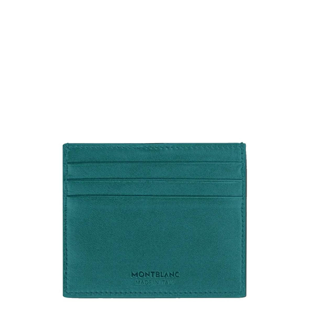 Montblanc porta carte 6 scomparti Extreme 3.0 Fern Blue 131772
