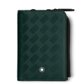 Montblanc porta carte di credito 3 scomparti con cerniera Montblanc Extreme 3.0 verde 130461