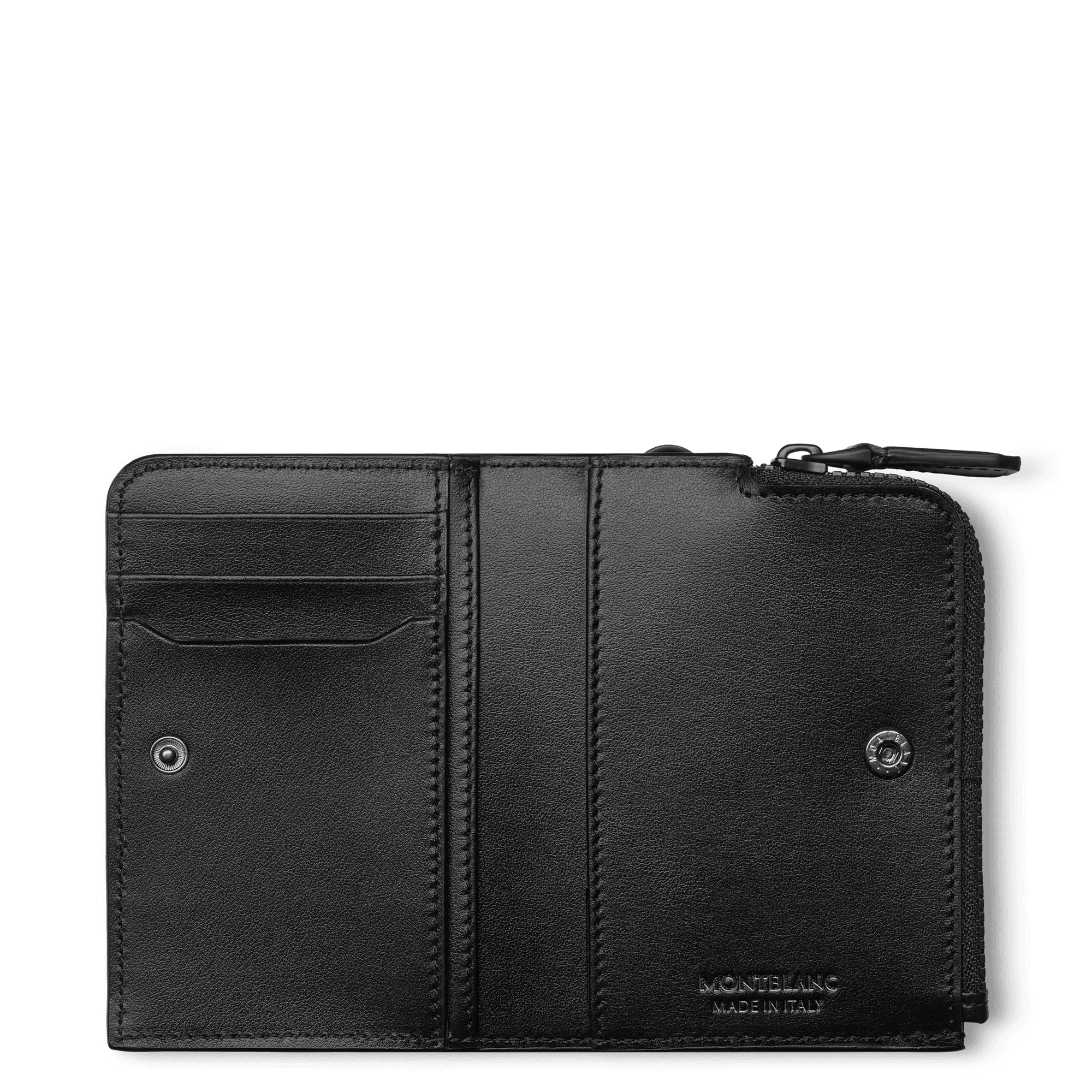 Montblanc porta carte di credito 3 scomparti con cerniera Montblanc Extreme 3.0 verde 130461