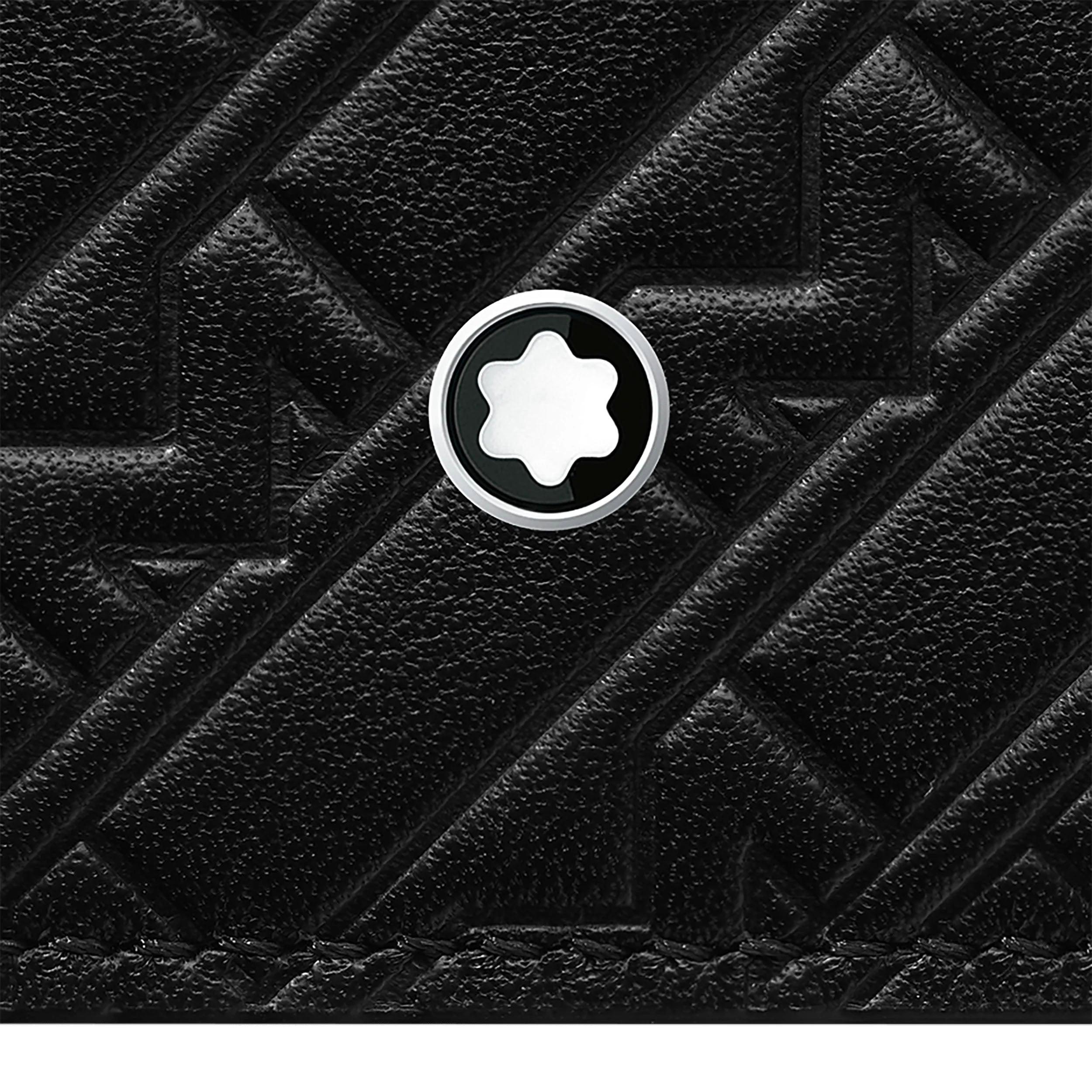 Montblanc porta carte di credito tascabile 6 scomparti Montblanc M_Gram 4810 nero 128640