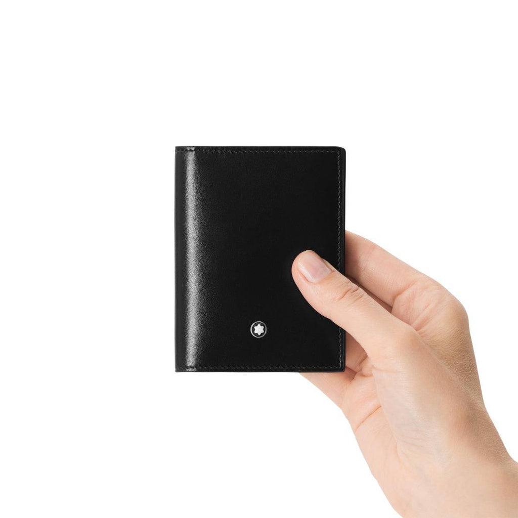 Montblanc porta carte Meisterstück 4 scomparti nero 198321