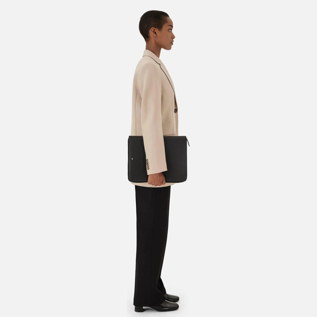 Montblanc portablocco A4 con cerniera Montblanc Sartorial nero 130840