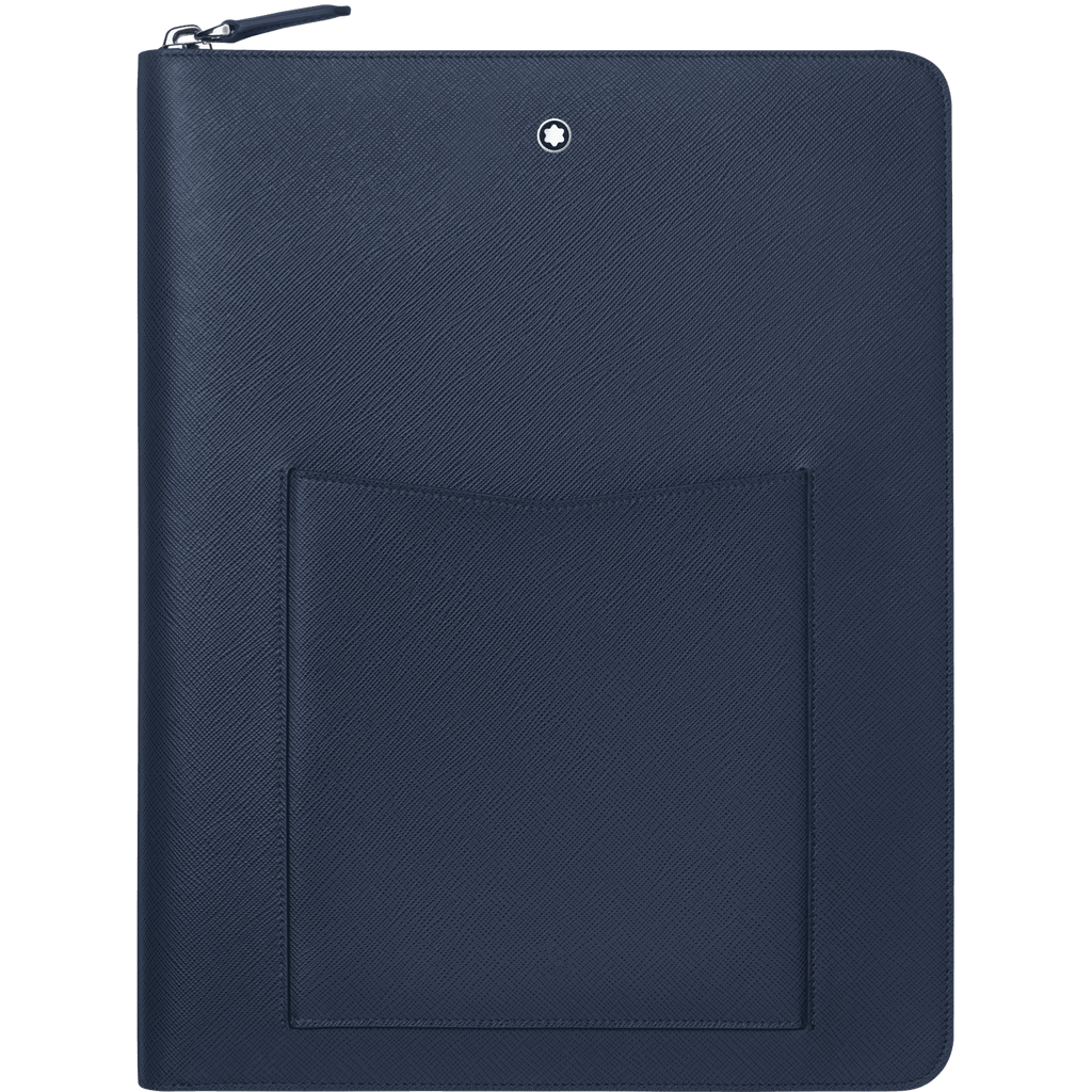 Montblanc portablocco con cerniera Montblanc Sartorial blu 128521