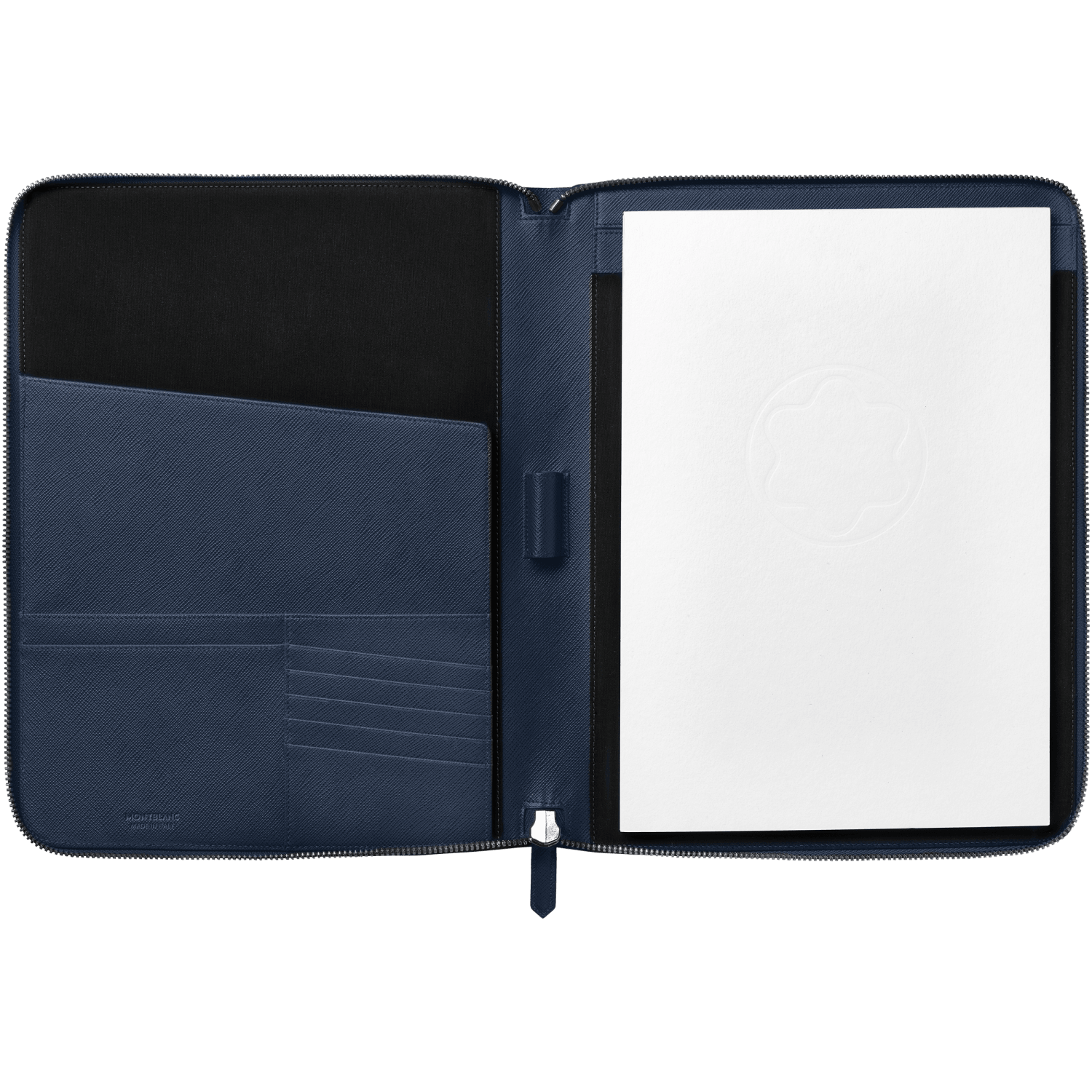 Montblanc portablocco con cerniera Montblanc Sartorial blu 128521