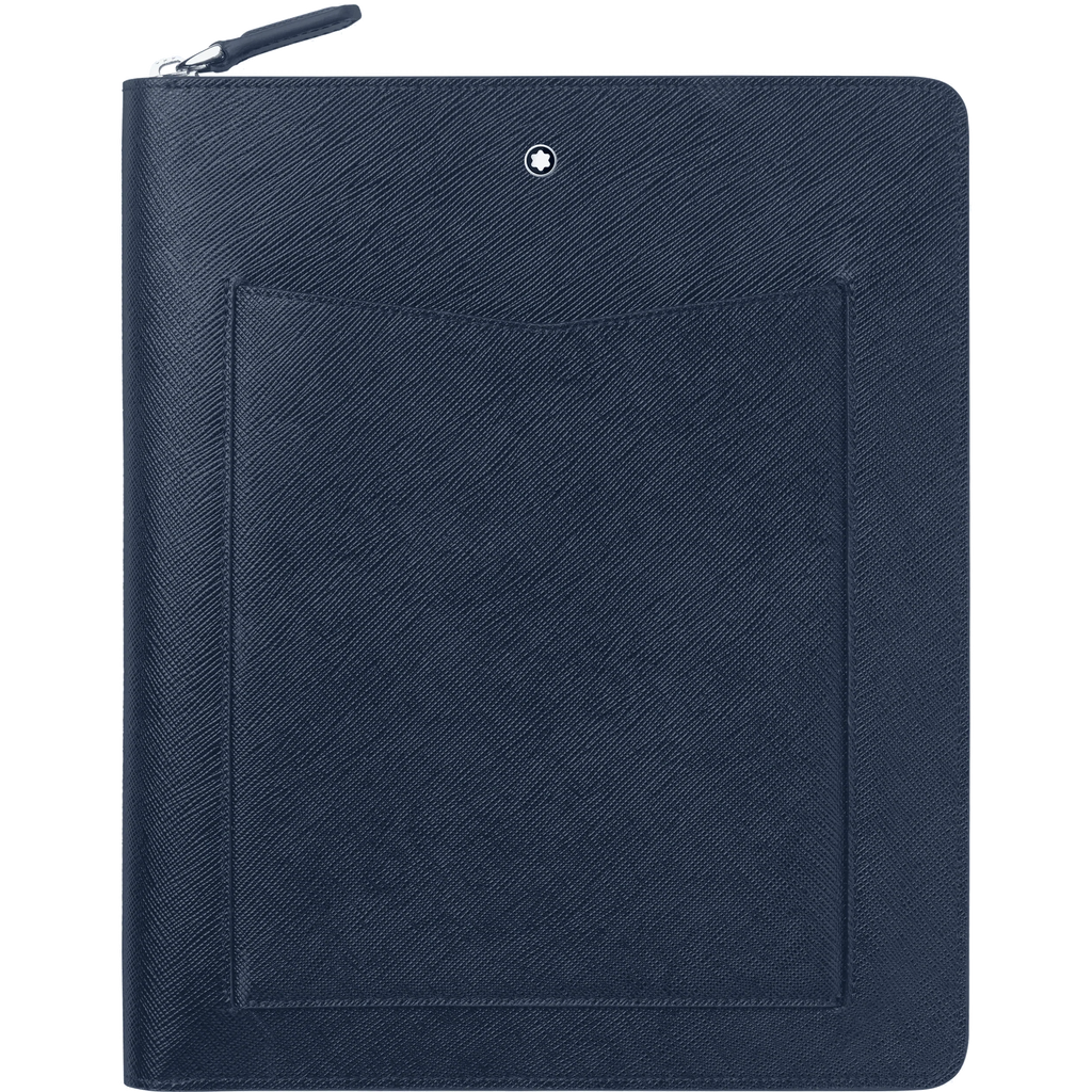 Montblanc portablocco grande con cerniera Montblanc Sartorial blu 128663