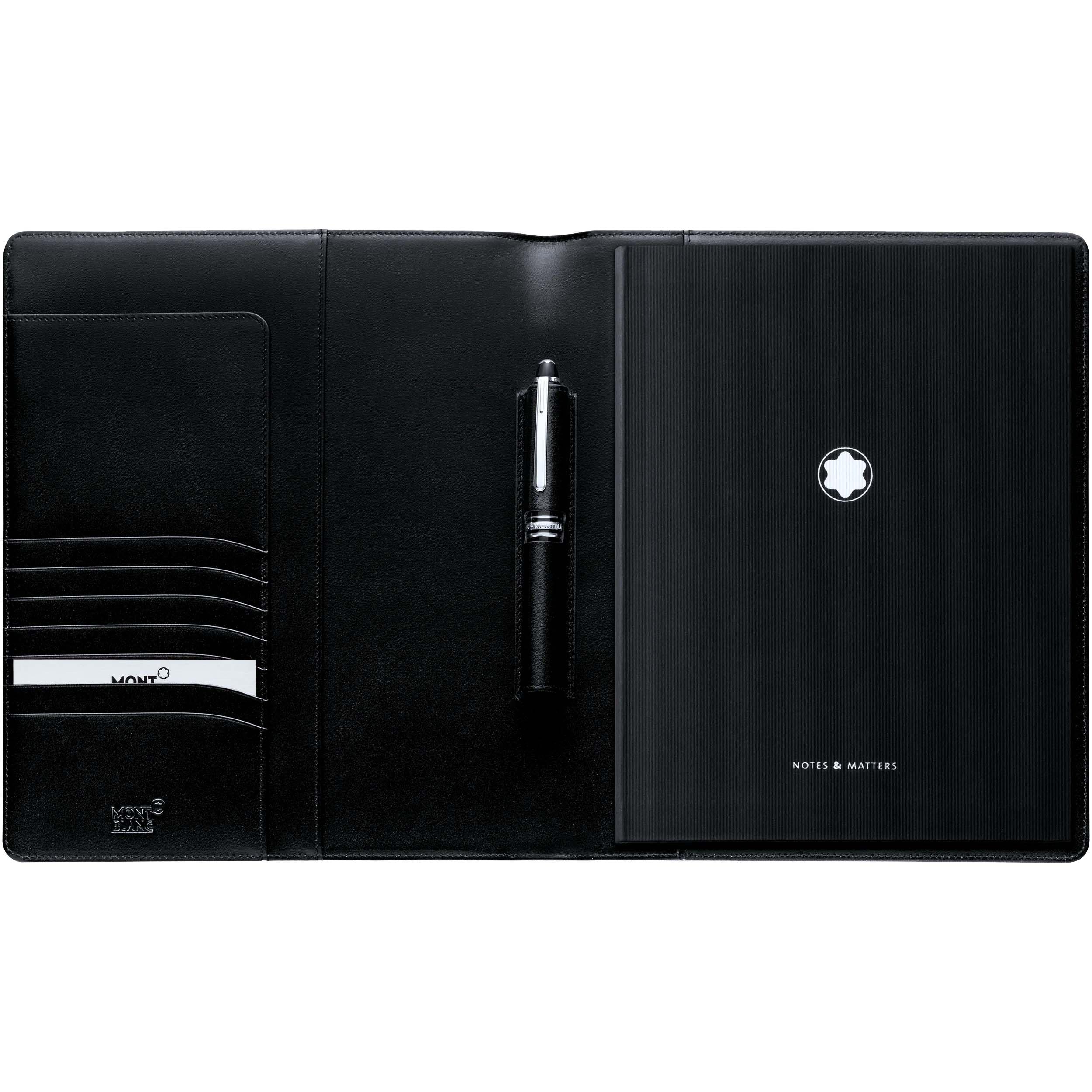 Montblanc Portablocco medio Meisterstück nero formato A5 103386