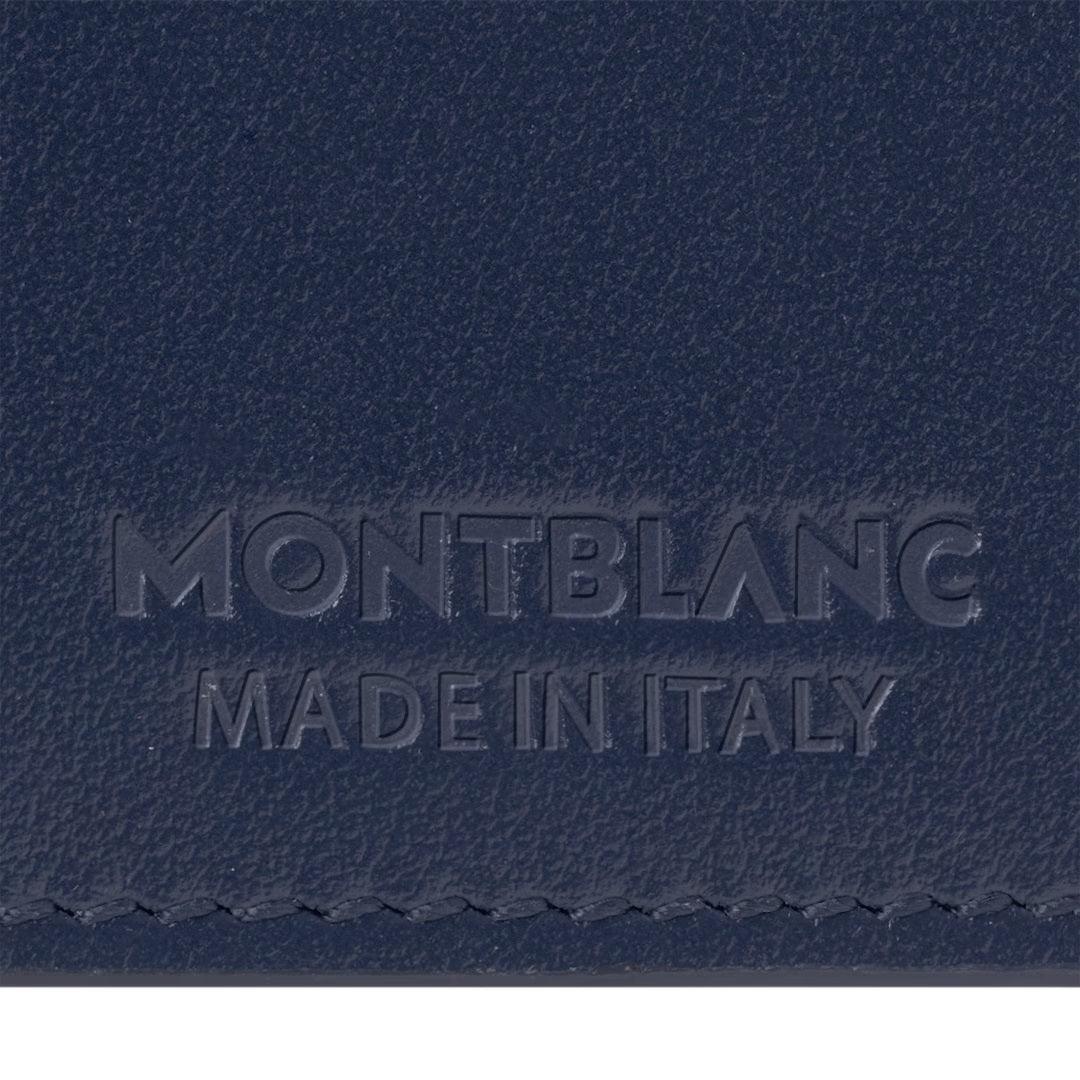 Montblanc portacarte Meisterstück 4cc Ink blue 131693
