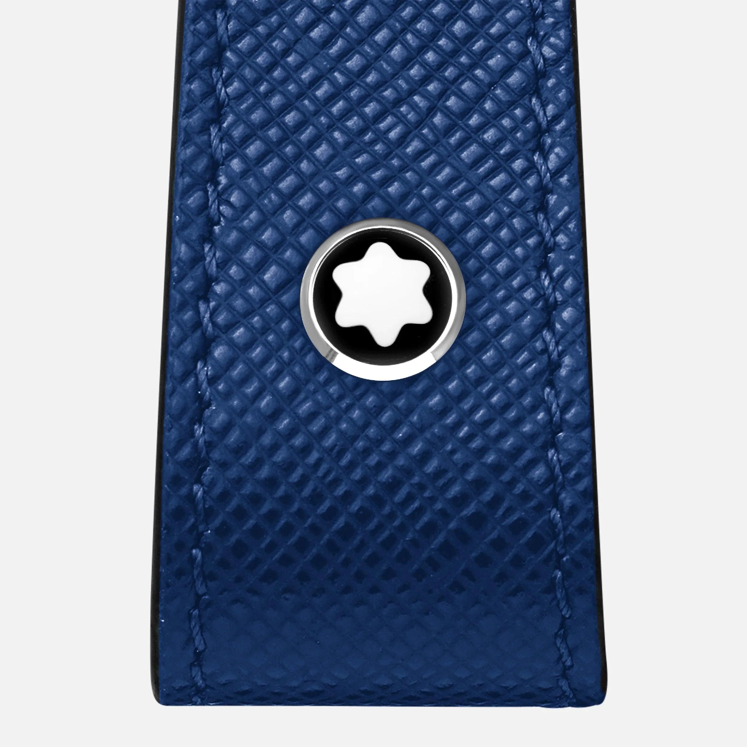 Montblanc portachiavi con passante Montblanc Sartorial blu 130817