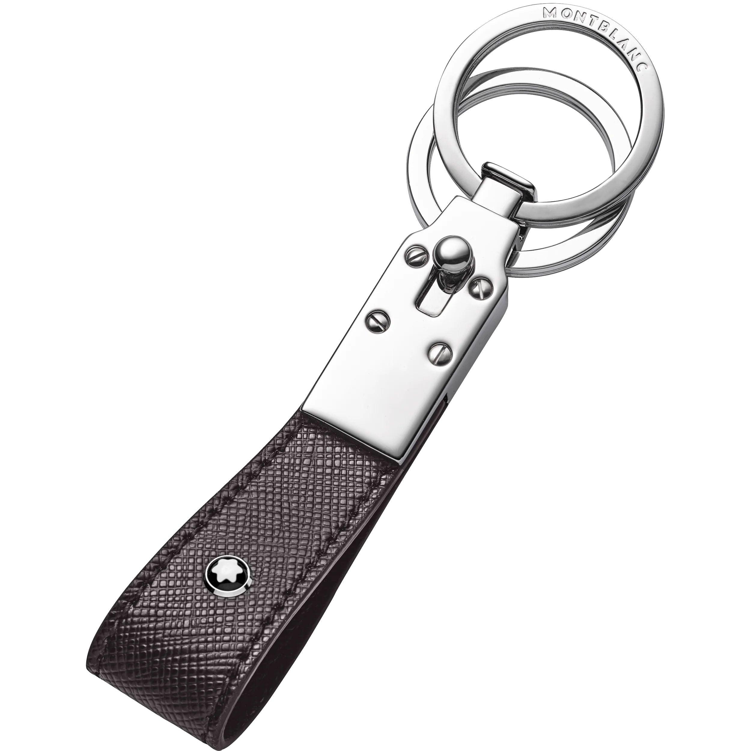 Montblanc portachiavi con passante Montblanc Sartorial grigio 128600