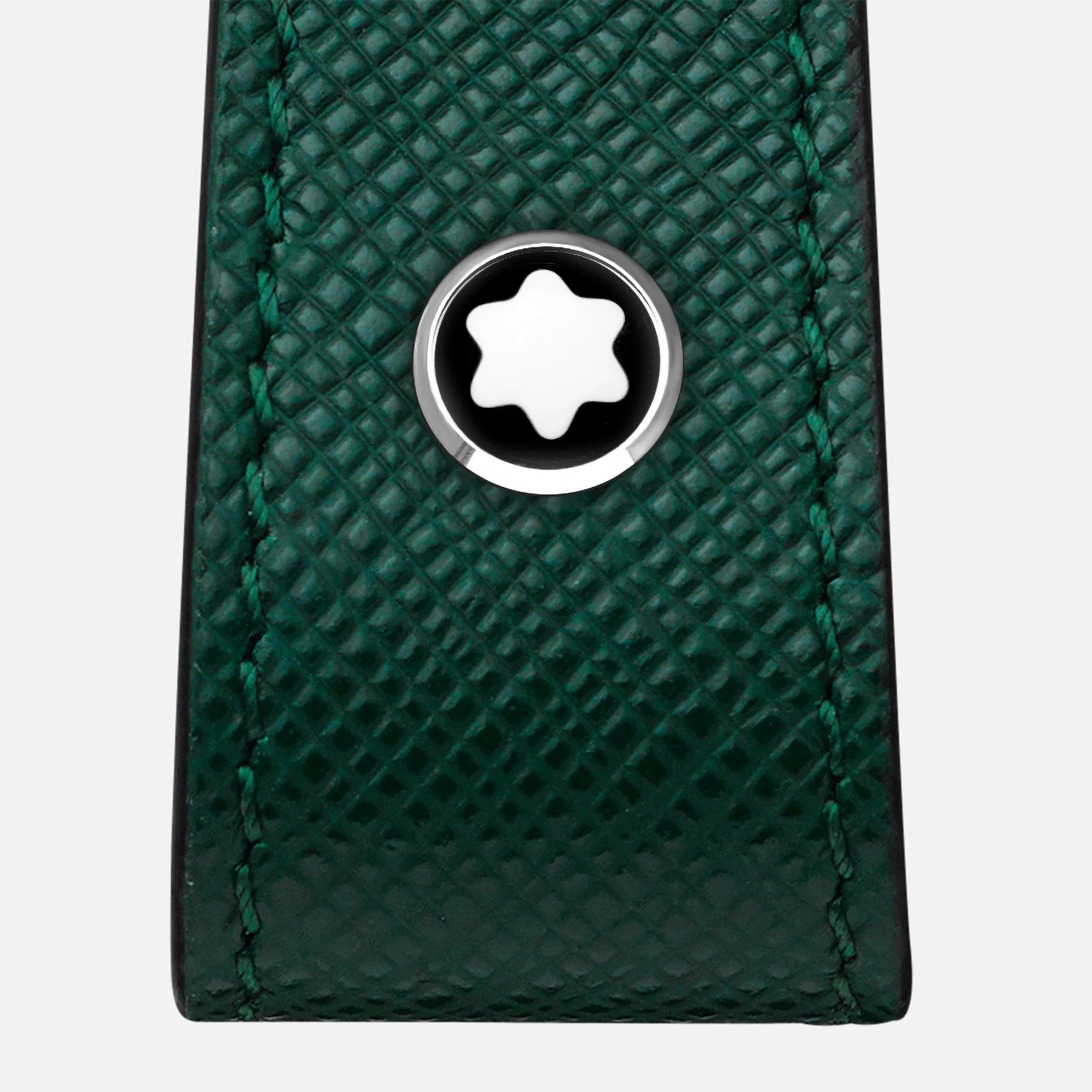 Montblanc portachiavi con passante Montblanc Sartorial verde inglese smeraldo 130824
