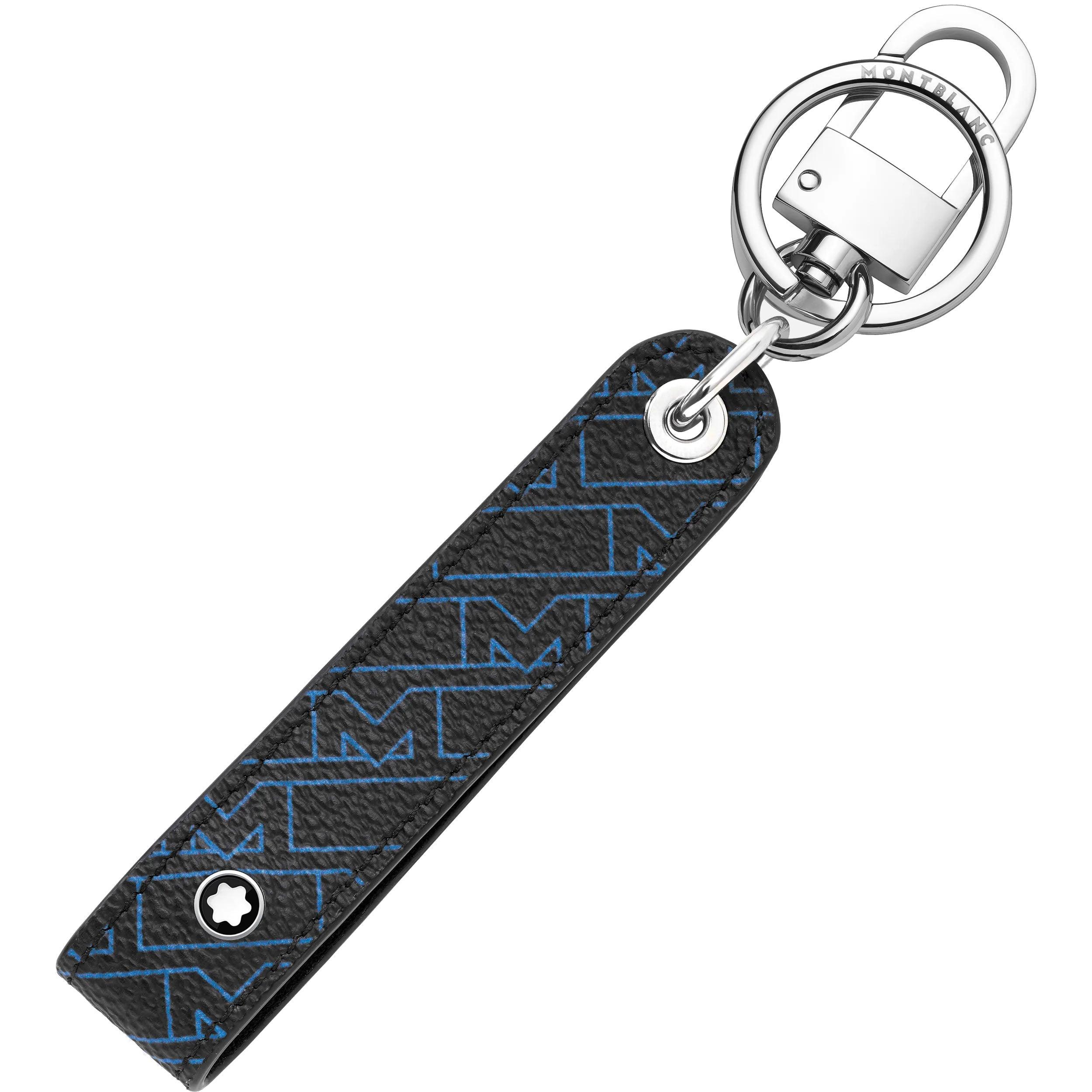 Montblanc portachiavi Montblanc M_Gram 4810 blu con passante 127915
