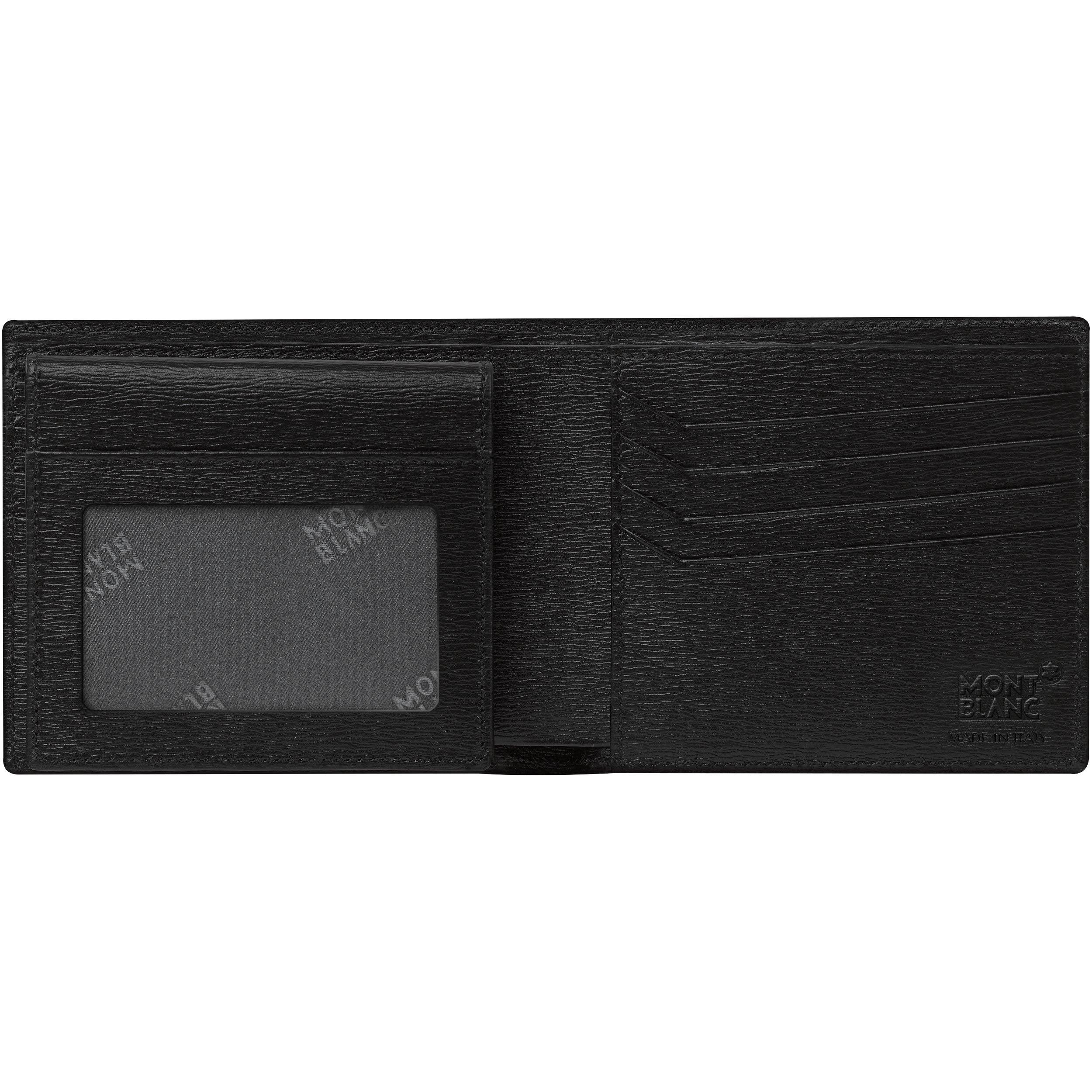 Montblanc portafoglio 11 scomparti con tasca trasparente 4810 Westside nero 114690