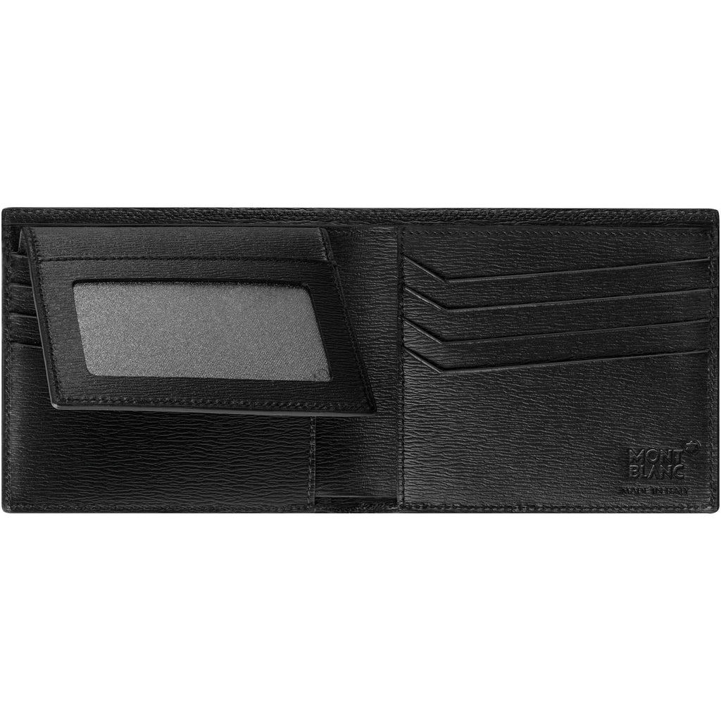 Montblanc portafoglio 11 scomparti con tasca trasparente 4810 Westside nero 114690