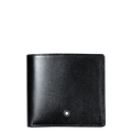 Montblanc portafoglio 11 scomparti con tasca trasparente Meisterstück nero 130071