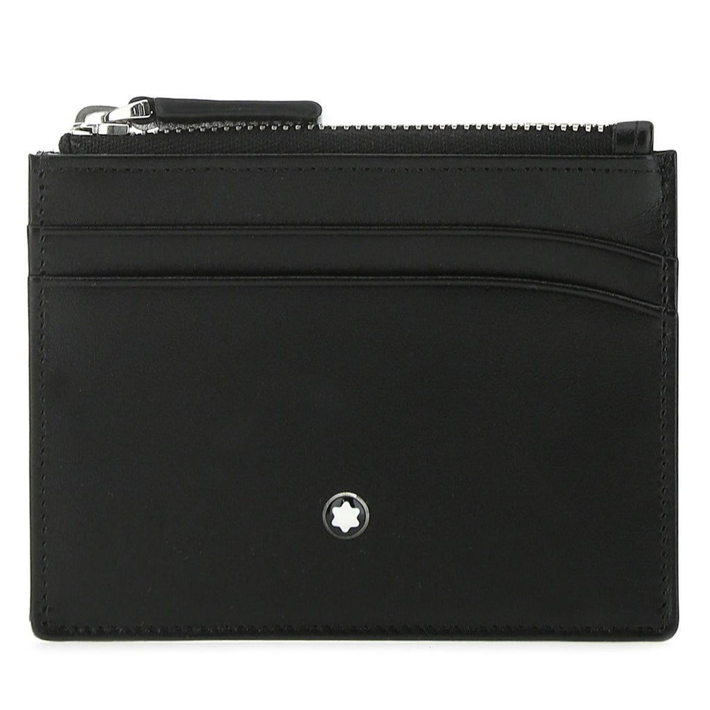 Montblanc portafoglio 4 scomparti con cerniera Meisterstück nero 126223