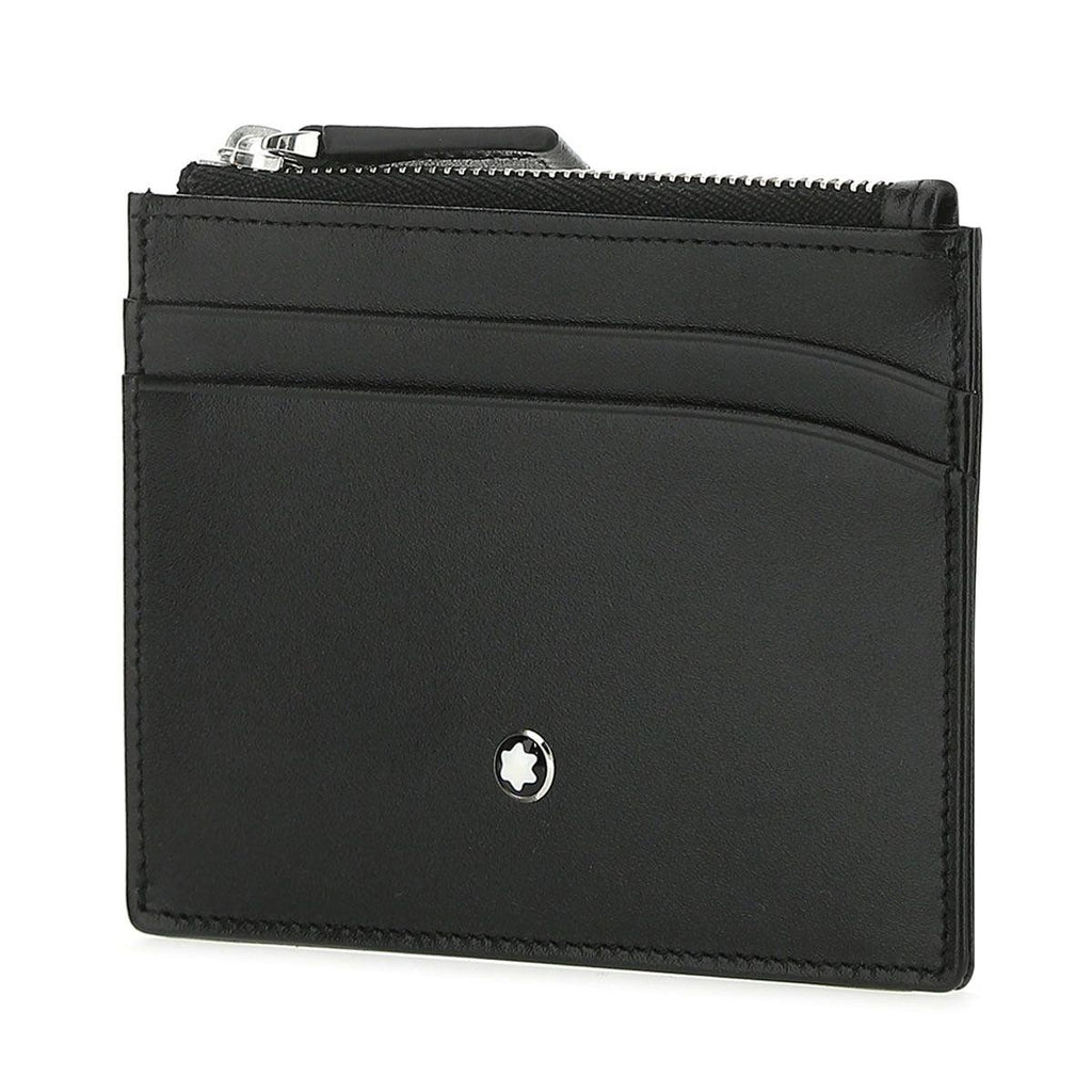 Montblanc portafoglio 4 scomparti con cerniera Meisterstück nero 126223