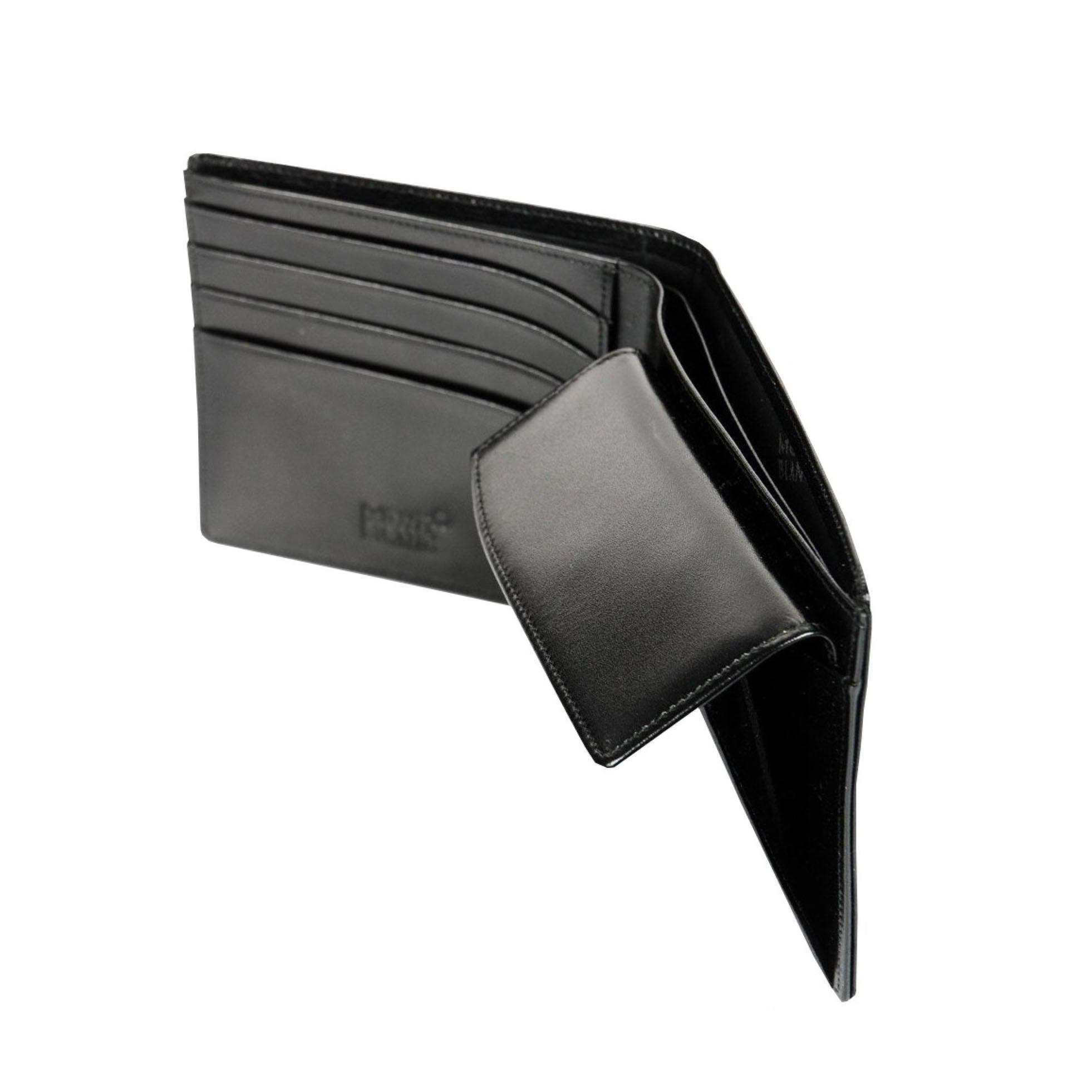 Montblanc portafoglio 4 scomparti con portamonete Meisterstück nero 7164