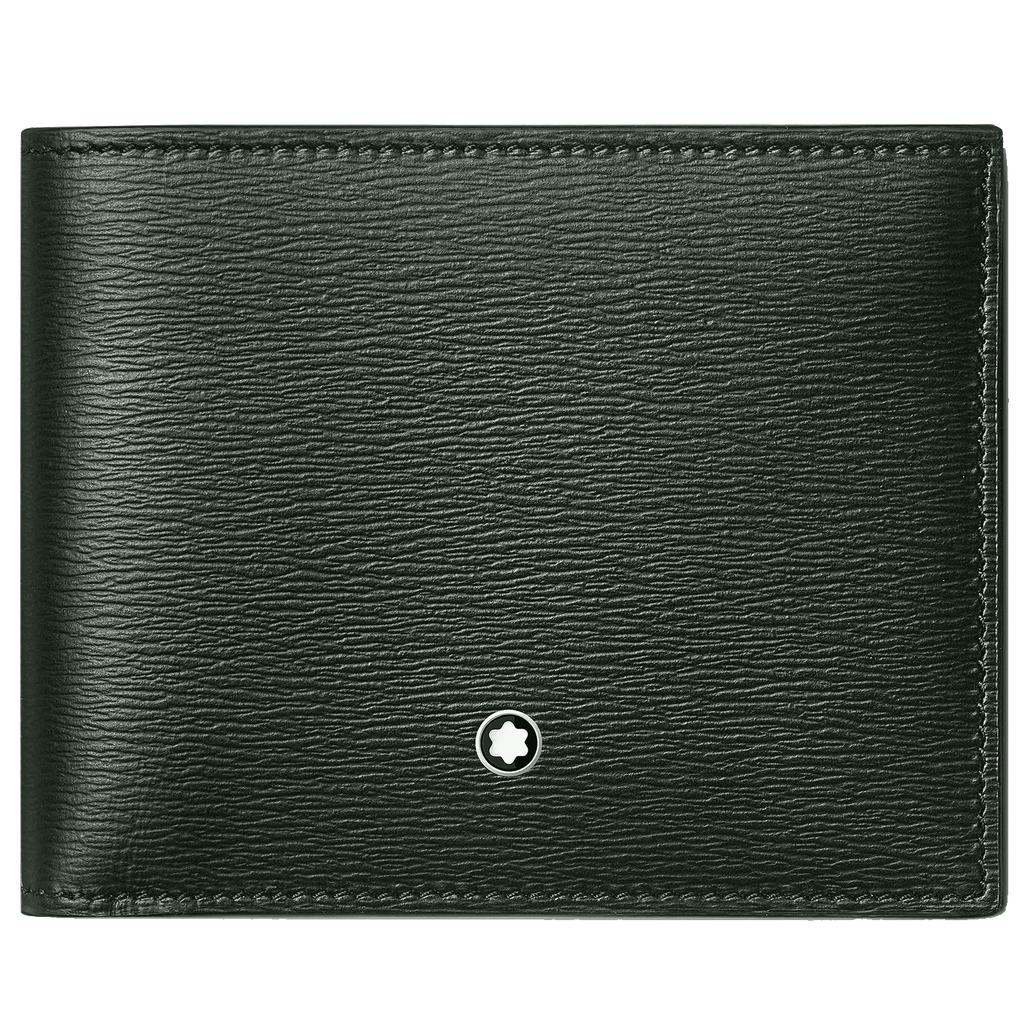 Montblanc portafoglio 6 scomparti Meisterstück 4810 Deep Forest verde 129243