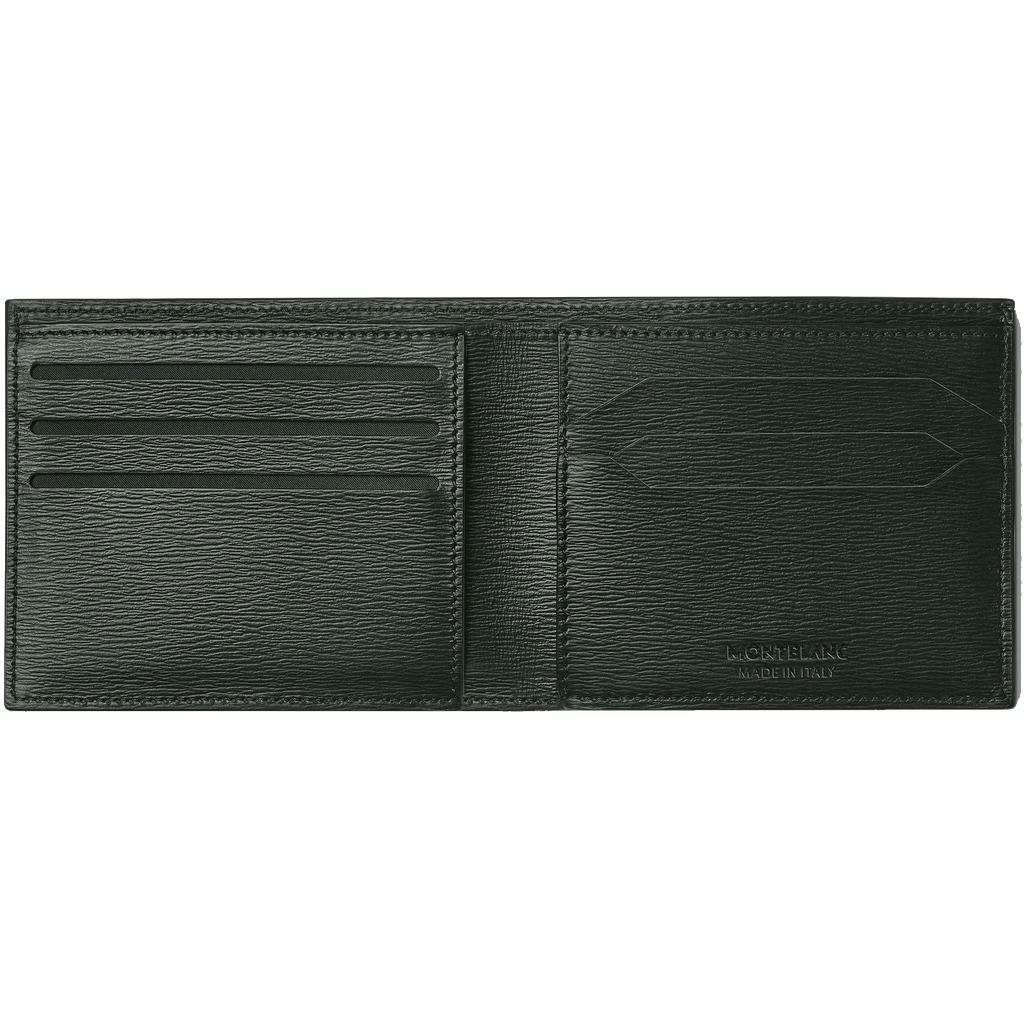 Montblanc portafoglio 6 scomparti Meisterstück 4810 Deep Forest verde 129243