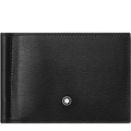 Montblanc portafoglio 6 scomparti Meisterstück 4810 nero con fermasoldi 129245