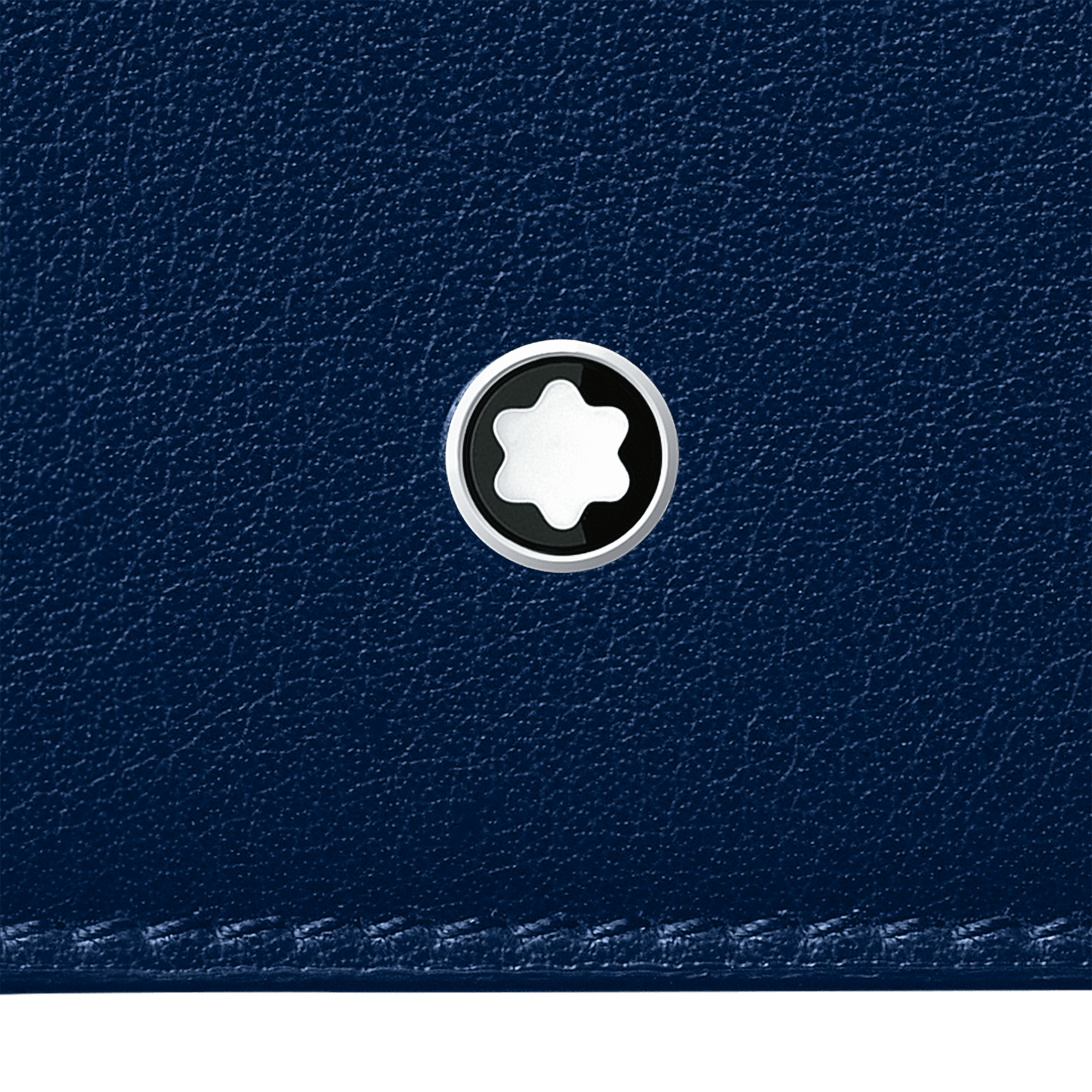 Montblanc portafoglio 6 scomparti Meisterstück Selection Soft blu 130059